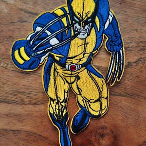 Wolverine Xmen Superhero Iron On Embroidery Patch
