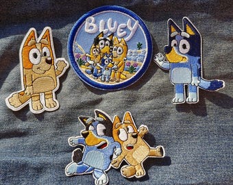 Bluey Australia Iconic Iron On Embroidery Patch Destination Souvenir Gift