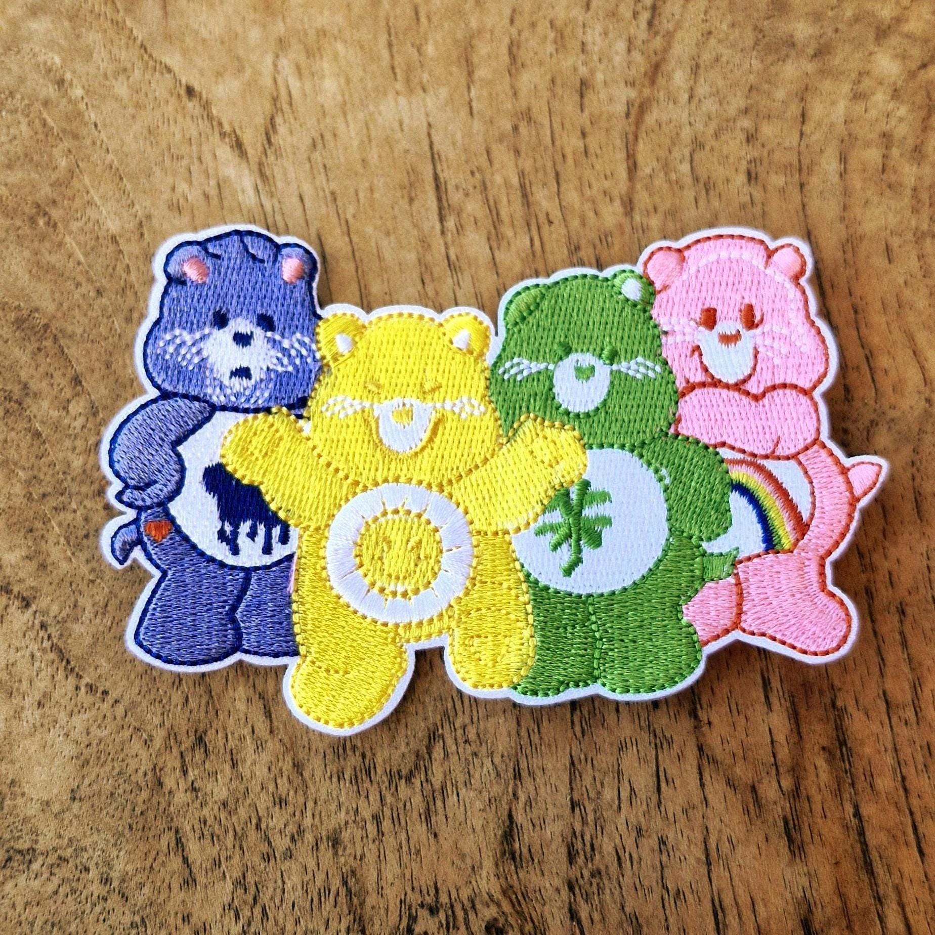 Carebears, Kids Cartoon Character Iron On Embroidery Patch