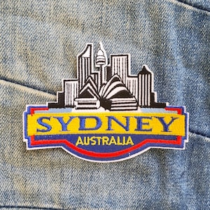 Sydney, Australia Travel Iron On Embroidery Patch Destination Souvenir Gift