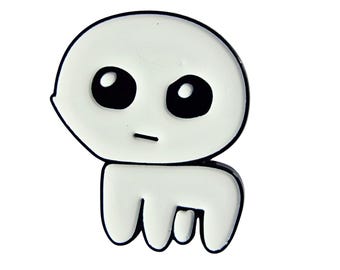 TBH Creature Enamel Pin, Neurodivergent Yippee Badge
