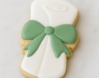 Diploma Cookie Cutter | Graduation Cookie with Bow