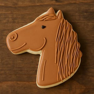 Horse Cookie Cutter - 3.5&quot; | Cute Farm Style Cookie Cutter | Western Style | Cowboy Cookie | Cutter for Cooking | Farm cookie cutter