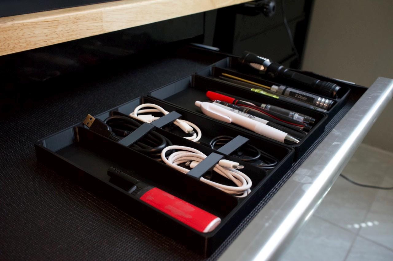Organisateur Universel Pour établi 195x117x40 Mm - Bac à Outils Doré - Neuf