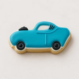 Car Cookie Cutter 4&quot; – Vintage Car Cookie Cutter for Sugar Cookies| Retro Car Birthday Party Favor |