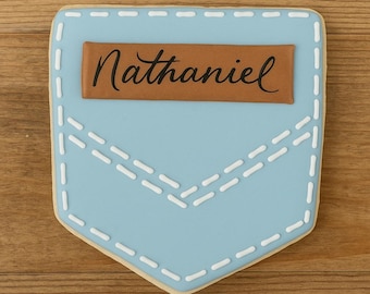 Pants Pocket Cookie Cutter: Custom Party Favor (3.5 inch)