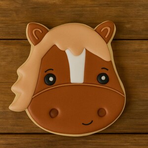 Mini Horse Cookie Cutter - 2.5&quot; | Cute Farm Style Cookie Cutter | Western Style | Cowboy Cookie | Cutter for Cooking | Farm cookie cutter