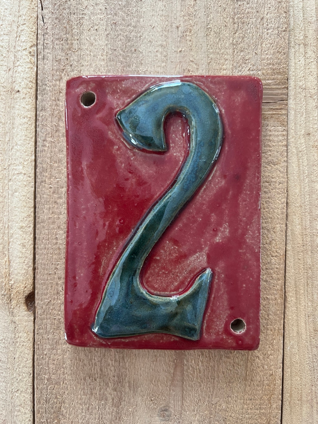 4x6 Ceramic Address Number Tiles House Numbers 2 Etsy