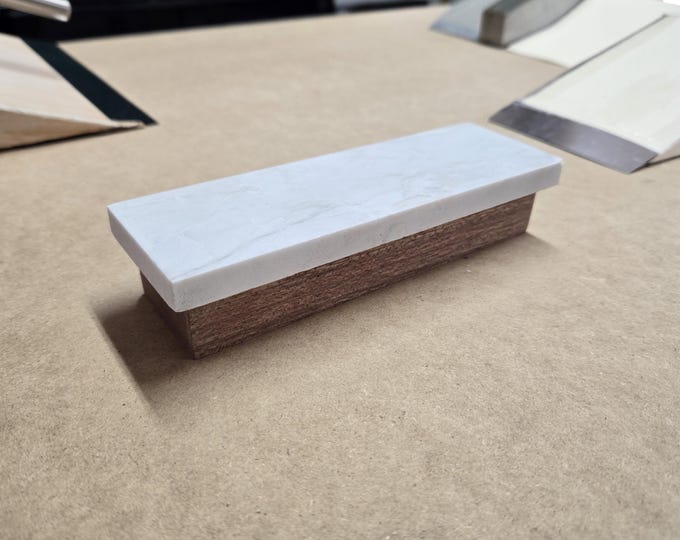 Fingerboard Marble Ledge & Mohagany Wood Obstacle 2 x 6 Inch