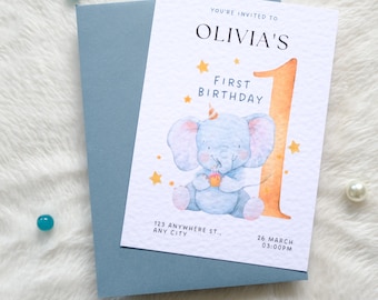 Custom Kids Birthday Invitation: Playful Design (Digital File)