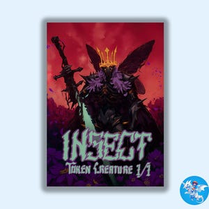 Insect Token MTG Token Premium Collectable