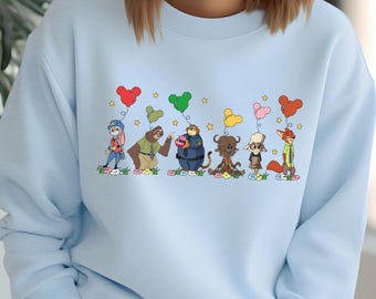 Zootopia2 Movie Sweaters, Nick Judy Gazelle Flash Balloons Hoodies