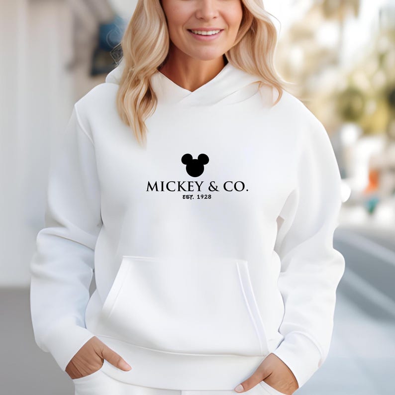 Matching Minnie and Mickey Mouse Hoodies, Minnie Mickey & Co Sweaters, Disneyland Sweaters, Couples Disney Sweatshirts, Kids Crewnecks image 7