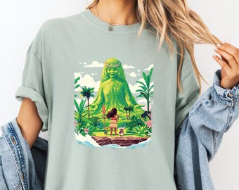 Te Fiti Fairy Garden Shirt, Moana Movie Queen Of Plant Tee, Mother Island Tee