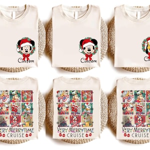 Disney Christmas Cruise 2025 Shirt, Very Merrytime Cruise Tee, Mickey and Co Family Christmas Cruise, Matching Family Xmas Cruise Tees