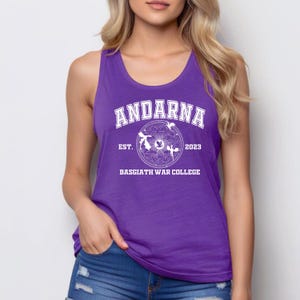 Fourth Wing Dragons Matching Racerbacks, Andarna Sgaeyl Tairn Next Level Tank Tops, Basgiath War College, Rebecca Yarros Merch Tank Top Bild 13