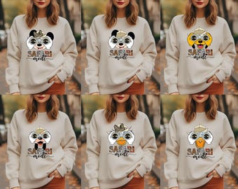 Mickey & Co Matching Animal Kingdom Sweaters, Disney Animal Kingdom Family Trip, Matching Minnie Goofy Pluto Daisy Donald Safari Hoodies