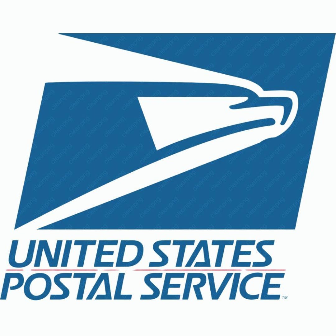 Postage Service Postal Service Shipping Label - Etsy