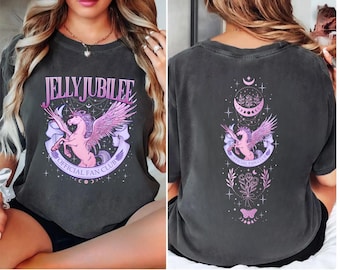 Jelly Jubilee Crescent City Shirt, Bryce Quinlan Merch Two Sided Tee, SJM Merch, House Of Earth And Blood, Jelly Jubilee Fan Club Tees