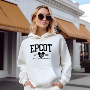Disney Epcot Sweatshirts, Walt Disney World Epcot Hoodie, Disneyland Trip 2025 Sweaters, Disney Family Hoodies, Trip, Men's Epcot Crewnecks image 2