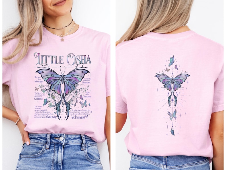 Little Osha Butterfly Shirt, Quicksilver Inspired Bookish Tees image 4