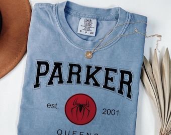 Peter Parker Queens Spiderman Shirt: Comfort Colors Bella Canvas Tees