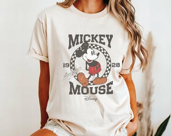 Retro Mickey Mouse Shirt, Vintage Disney Shirt, Disneyland Family Trip Tee, Men's Disneyland Shirt