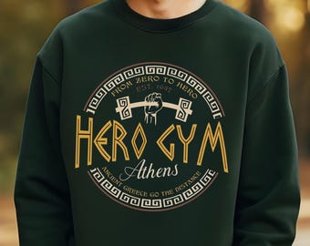 Hercules Hero Gym Sweater, Disney Hercules Tee from Zero to Hero, Disneyland Vacation Hoodie for Men, Men's Gym Crewneck, Gift for Boyfriend