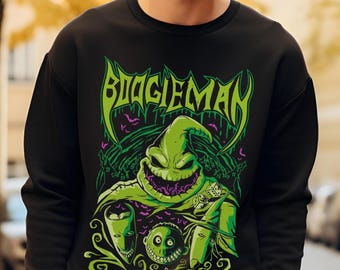 Boogie Man Halloween Sweater, Oogie Boogie Bash Party Hoodie, Disney Halloween Crewnecks, Men's Halloween SweatSpooky Season Shirtser,