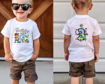 Toy Story Birthday Shirts, Disney Birthday Shirt, Two Sided Birthday Boy, Birthday Girl Shirt, Family Trip Shirts, Woody Buzz Birthday Tee