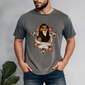 Lion King Scar Surrounded By Idiots Shirt, Disney Lion King Shirt, Funny Disney Matching Shirt, Disney Dad Shirt, Animal Kingdom Tee bild 2