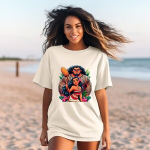 Moana and Maui Shirt, Disneyland Trip Tees, Moana Fans Tee image 3