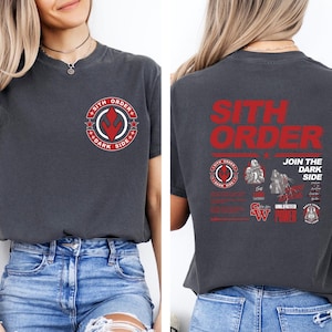 Star Wars Sith Dark Order, Comfort Colors Revenge Of The Sith Tee, Darth Vader, Chosen One Galaxy&#39;s Edge Episode 3, Star Wars Fans Movie Tee