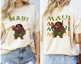 Moana Maui Shirt, Men's Moana Movie Tee, Matching Disneyland Family Tees