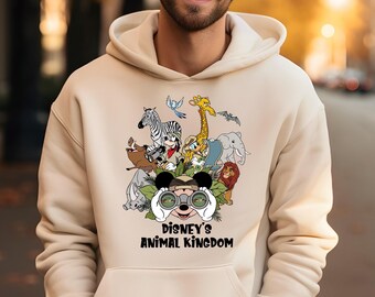 Animal Kingdom Sweater, Mickey and Friends Family Trip Safari Hoodies