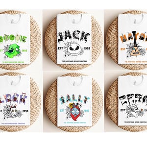 four t - shirts with different designs on them