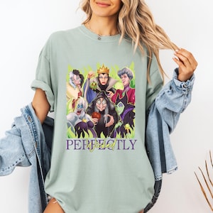 Perfectly Wicked Villains Shirt, Disney Villains Characters Shirt, Disney Evil Queens Tee, Evil Friends Matching Shirts, Villains Club