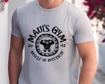 Maui’s Gym Shirt, Disney Princess Moana and Maui T-shirt, Disneyland Vacation Shirts for Men, Men's Gym Tee, Disney Gift for Boyfriend