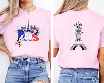 Disneyland Paris Trip Shirt, Mickey and Friends  Eiffel Tower Tee, Disneyland Paris Family Vacation, Disneyland Trip, Making Memories