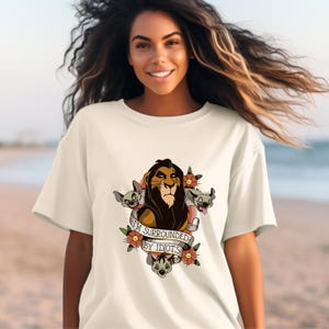 Lion King Scar Surrounded By Idiots Shirt, Disney Lion King Shirt, Funny Disney Matching Shirt, Disney Dad Shirt, Animal Kingdom Tee bild 3