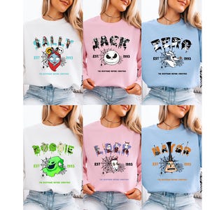 a collage of photos of a woman wearing a t - shirt