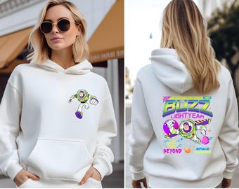 Buzz Lightyear Space Ranger Sweater, Toy Story Buzz Hoodie, Boys Buzz Sweater, Family Trip, Infinity & Beyond Toy Story Buzz Fans Crewneck