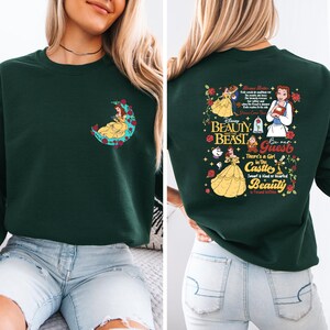 The Beauty and The Beast Sweater, Disney Princes Bella Hoodie, Belle&#39;s Book Club, A Tale as Old as Time,  Matching Crewnecks, Kid&#39;s Sweater