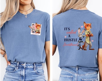 Judy Hopps Nick Wilde Valentines Day Shirt: Comfort Color Bella Canvas Adult Youth Toddler Tees