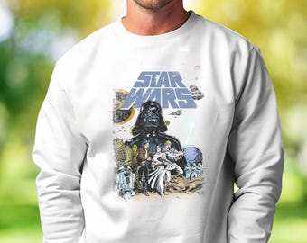 Star Wars Battle Scene Sweater and Hoodies: Gildan Sweatshirts