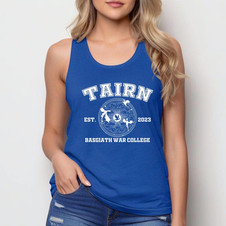Fourth Wing Dragons Matching Racerbacks, Andarna Sgaeyl Tairn Next Level Tank Tops, Basgiath War College, Rebecca Yarros Merch Tank Top Bild 14
