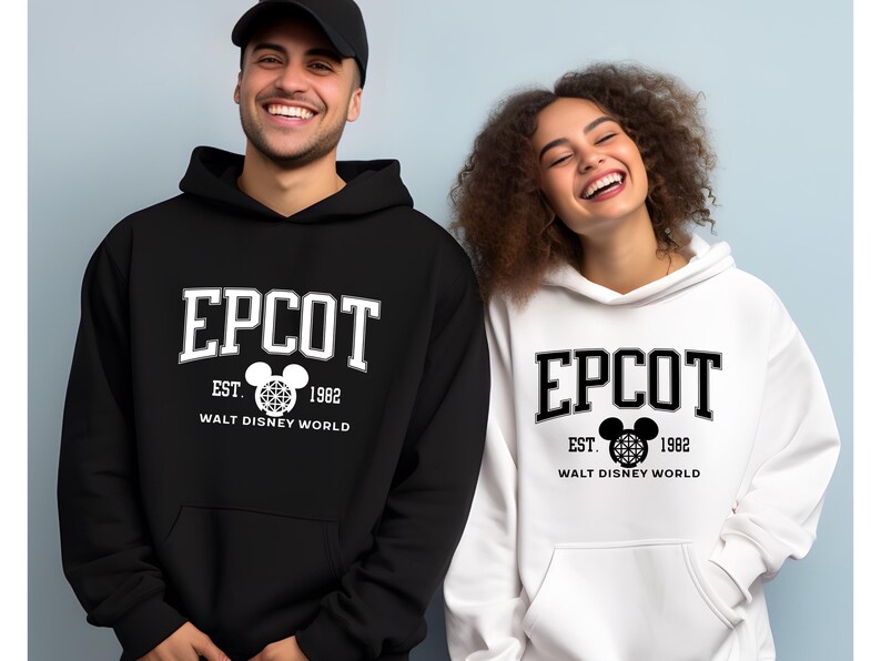 Disney Epcot Sweatshirts, Walt Disney World Epcot Hoodie, Disneyland Trip 2025 Sweaters, Disney Family Hoodies, Trip, Men's Epcot Crewnecks image 4
