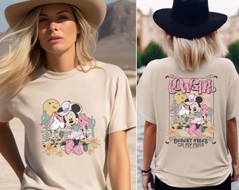Cowgirl Minnie T-shirt, Western Minnie Mouse Tee, Disney Western Cowboy Tee, Girl Trip Shirt, Magic Kingdom, Western Holiday Gifts