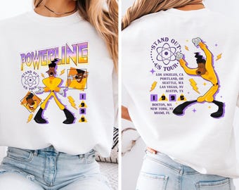 Retro Powerline Stand Out US Tour 1995 Sweater, Powerline Movie 90s Party Hoodie