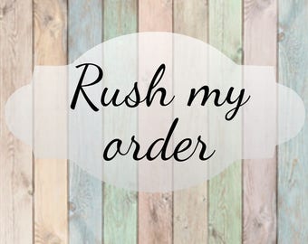 Rush Order Add-On: Expedited Processing & Priority Shipping